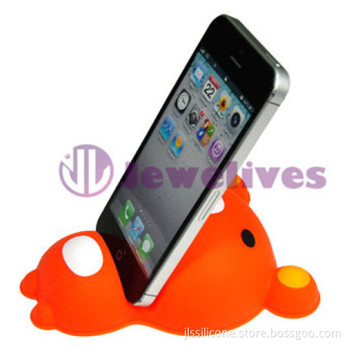 Promo Red Bear Silicone Cell Phone Holder Silicone Stand For Mobile Phone 